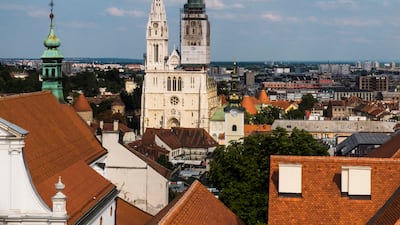 Zagreb Cathedral in Croatia. AP Images