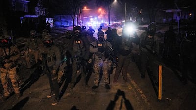Federal agents in Minneapolis. Reuters