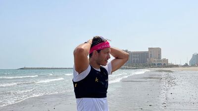 Burgess became the first person to get a Guinness World Record for Fastest Crossing of the United Arab Emirates on Foot, a 600km-plus journey he completed in six days, 21 hours and 30 minutes