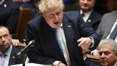 Britain's Prime Minister, Boris Johnson, in the House of Commons, London, on March 9. AFP