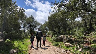 Travelling with kids: Clare Dight's family on a walking holiday in southern Spain.