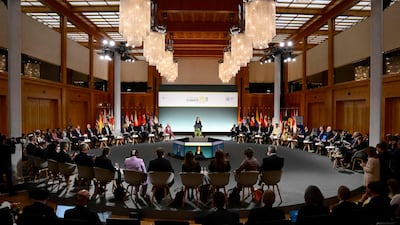 Climate negotiations are gathering pace at this week's Petersberg Climate Dialogue in Berlin. AFP