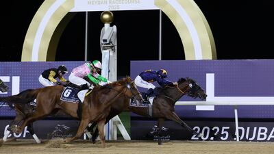 Dark Saffron clinched the Dubai Golden Shaheen