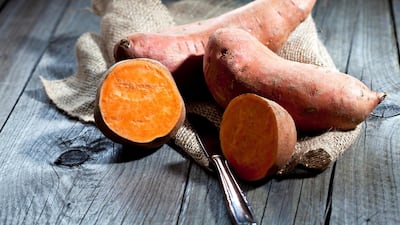 Sweet potatoes are also a good source of vitamins A, B6, C and D. They contain lots of iron, which helps produce red and white blood cells, and helps support a healthy immune system.
