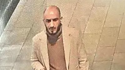 Karim Alaa Hussain was seen on CCTV scouting out the travel agency where Rawa Majid's uncle was killed. Photo: Swedish Police