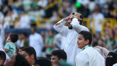 But the spot kick was missed by Salem Al Dawsari. AFP