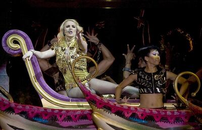Britney Spears performing in Mexico City in 2011. Getty Images