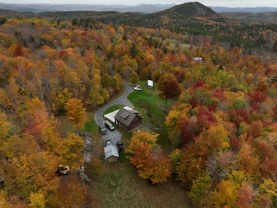 Colourful fall foliage in Vermont and New Hampshire. Getty Images