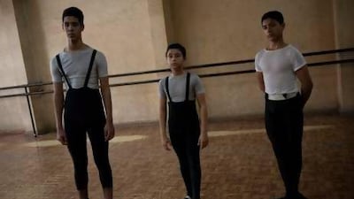 A ballet class at the Cairo Opera House. JD Perkins for The National