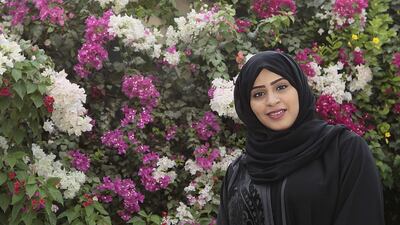 Eithar Al Bshrawi says adjusting her hours to study all night will help her to fully concentrate on her final exams. Jeffrey E Biteng / The National