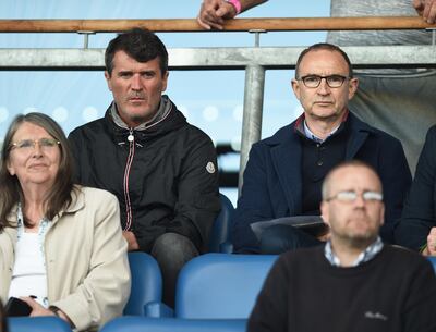 Republic of Ireland manager Martin O'Neil, right,l and assistant manager Roy Keane. Nathan Stirk / Getty Images