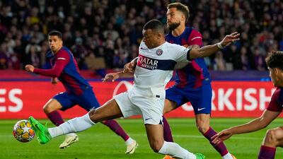 SUBS: (On for Yamal 34’) Early introduction due to sending off followed by quick booking for clashing with Mbappe in aftermath of Dembele’s goal. EPA