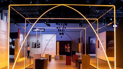 Throughout the museum, you'll find digital content and quotations from Sheikh Zayed reflecting his vision for the UAE, punctuated with anecdotes from the life and philosophy of Gandhi. Reem Mohammed/The National.