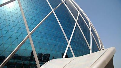 The headquarters of Aldar Properties in Abu Dhabi. Gabriela Maj / Bloomberg News