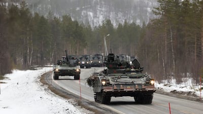 Swedish and Finnish troops already take part in Nato exercises, such as the recent Cold Response drills in Norway. Reuters