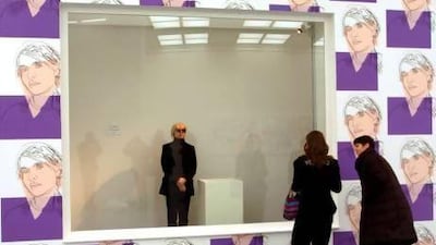 The late Andy Warhol's 1985 work Invisible Sculpture on display at the Museum Kunst Palast in Dusseldorf, Germany in 2004. Federico Gambarini / picture-alliance / dpa / AP Images