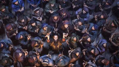 Singh played Alauddin Khilji, the Muslim ruler of the Delhi sultanate in 'Padmaavat.' Courtesy Viacom 18