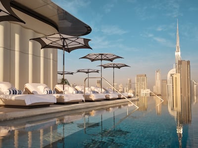 High Society rooftop pool. Photo: Dorchester Collection