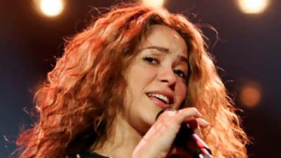 The concert at the Emirates Palace hotel will be Shakira's second in the UAE.