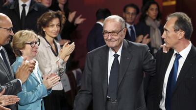 Former French president Jacques Chirac. Patrick Kovarik / AFP