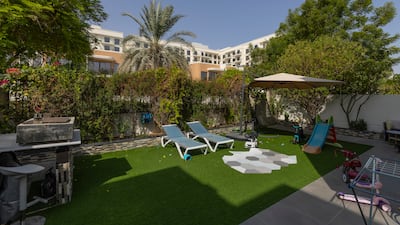The back garden