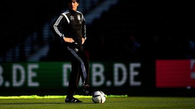 Joachim Loew, the Germany manager, is wary of Scotland ahead of their Euro 2016 qualifier. Ian MacNicol / Getty Images