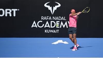 Rafael Nadal inaugurated his tennis academy in Kuwait this week. Corinne Dubreuil