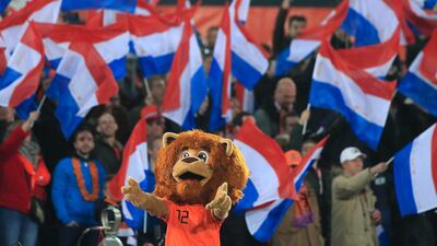Netherlands fans wait for the start of the Euro 2020 group C qualifying match. AP Photo