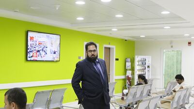 Siraj Master, finance director of Zulekha Hospital in Dubai, said the hospital will not be able to offset VAT in their pricing. Jeffrey E Biteng / The National