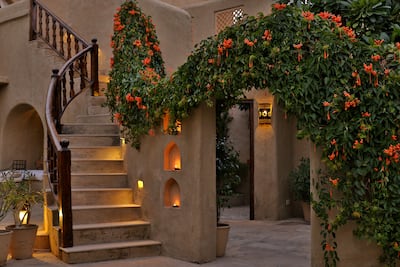 Candlelight and greenery against the sandy stones create a soothing ambience across the grounds. Photo: Mihir Garh