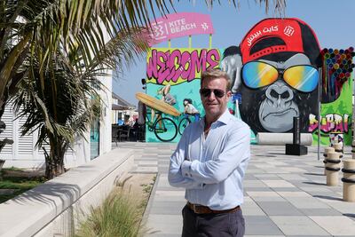 Harry Tregoning, an estate agent in Dubai,has noticed an influx of professional expatriates from Singapore and Hong Kong this year. Pawan Singh / The National