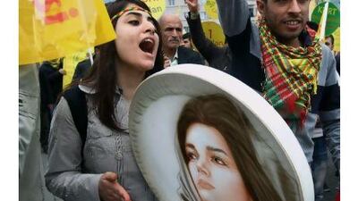 Demonstrators in Istanbul demanding more jobs, better working conditions and higher wages in the largest May Day rally in the city since 1977, when 34 people died after shooting triggered a stampede.