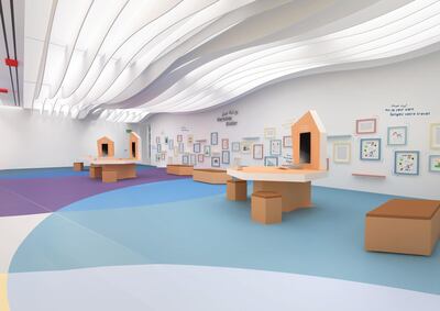 Inside the Louvre Abu Dhabi’s Children’s Museum. Courtesy Louvre Abu Dhabi / Department of Culture and Tourism – Abu Dhabi