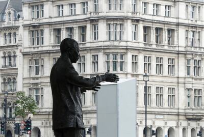 Far-right group Britain First said claimed that Nelson Mandela was a mass-murderer. Reuters