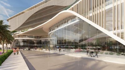 It will feature 215 patient rooms, 20 labour and delivery rooms, a foetal medicine unit for high-risk pregnancies, plus 90 cots for newborns in the neonatal intensive care unit. Photo: Corniche Hospital