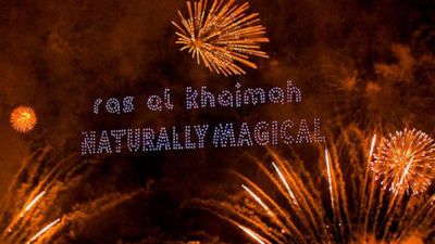 More than 670 drones lit up the sky. The previous record was for 458 drones