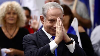 Israeli Prime Minister Benjamin Netanyahu has appealed for a unity government to be formed to tackle the coronavirus threat. AP Photo