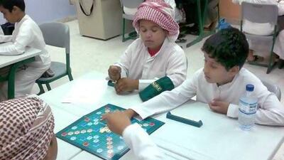 The Abu Dhabi Education Council has introduced Scrabble in schools as a way to improve Arabic writing skills. A pilot project in six schools has been successful and it will be expanded more schools. Photo-courtesy ADEC