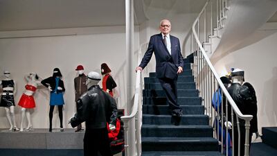 Pierre Cardin poses for a photograph during the inauguration of the Pierre Cardin Museum in Paris, France, in November 2014. EPA