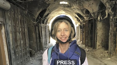 Christina Lamb in Aleppo's old souq. Courtesy of Christina Lamb