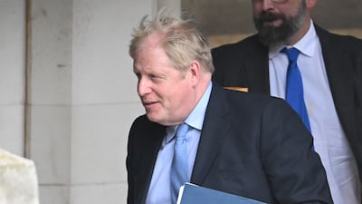 Boris Johnson is awaiting the outcome of the privileges committee's inquiry into whether he deliberately misled MPs over Downing Street parties during lockdown. Getty