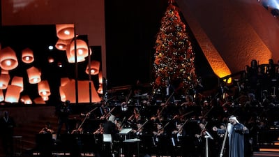 Al Jassmi is the first Arab artist to perform at the Vatican. AP