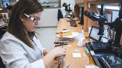 Alph Omega researches and develops instruments in functional neurosurgery. It is one example of the variety of products from the Israeli hiigh-tech industry. Andrea DiCenzo for The National