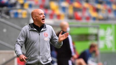 Dusseldorf manager Uwe Rosler. AP
