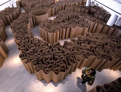 Michelangelo Pistoletto, Labirinto e Grande Pozzo. Victor Besa / The National