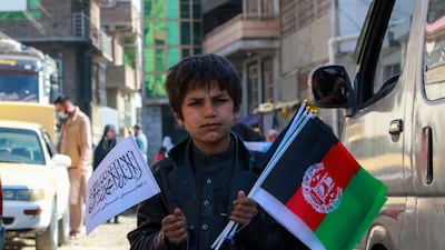 Afghanistan's transition to Taliban rule has shrunk the economy by 40 per cent, pushing more children into menial work. EPA