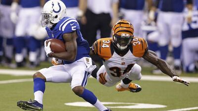 The first NFL game of the 2015 season will begin at 4.30am Friday morning in the UAE. Michael Conroy / AP