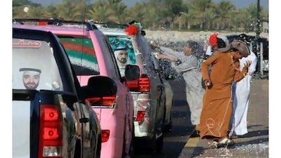 "Certain people are using these parades as an excuse to practise unacceptable behaviour on our roads," says Maj Gen Saif al Zafein, chief of Dubai Traffic Police. Ravindranath K / The National