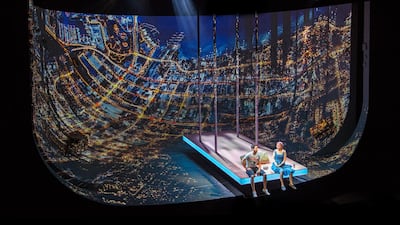 For the 2017 play 'Ugly Lies the Bone', performed at London's National Theatre, Devlin created a basin-shaped map on to which video clips were projected