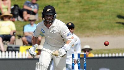 New Zealand’s Kane Williamson takes a run against Sri Lanka on day three of the second International Cricket Test at Seddon Park in Hamilton, New Zealand, Sunday, Dec. 20, 2015. (Ross Setford / AP Photo